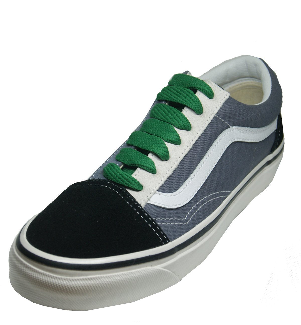 Lacets plats larges skateboard vert sapin