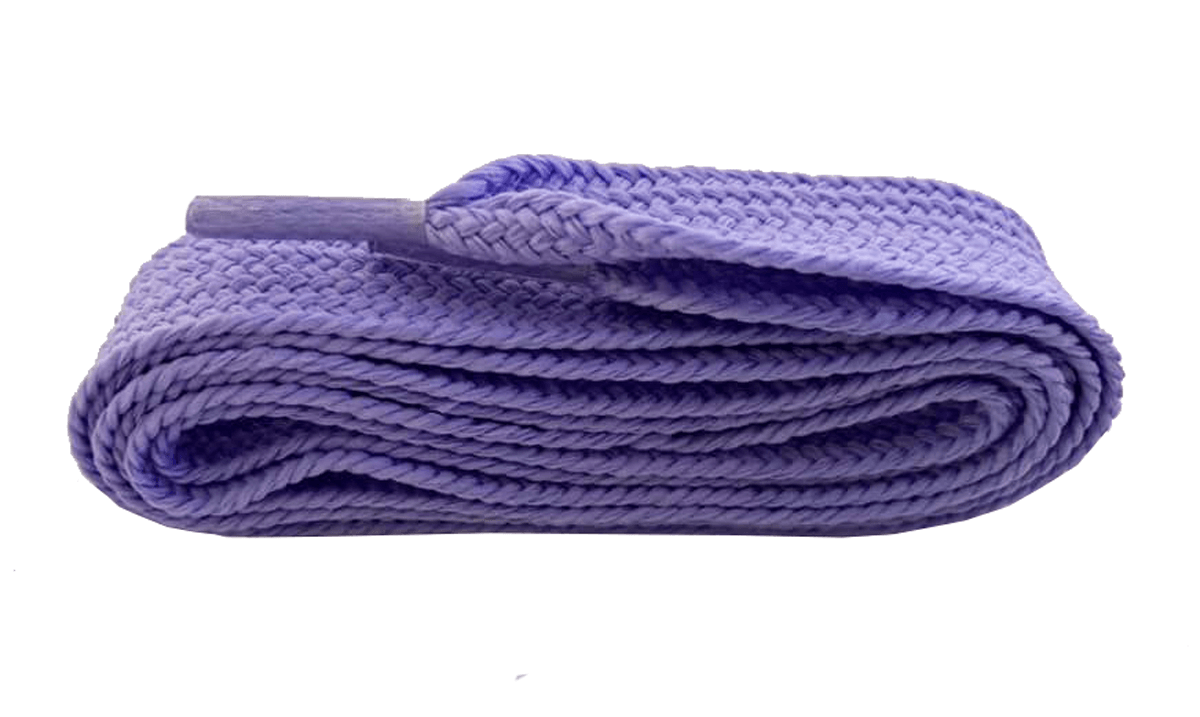 Lacets plats extra larges lilas