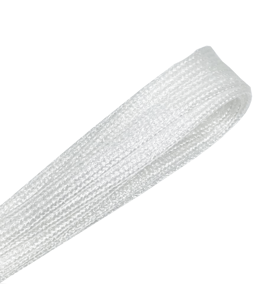 Lacets plats fins paillettes blanches
