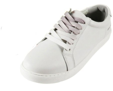 Lacets plats tie and dye gris cendré