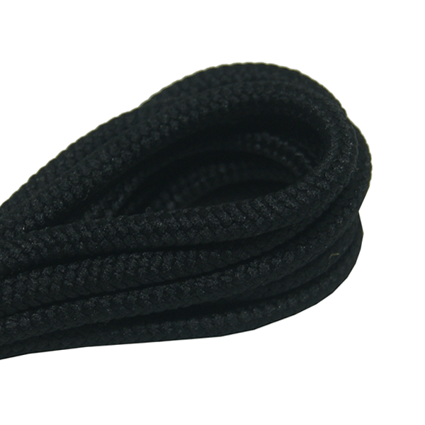 Dorian thick round black laces