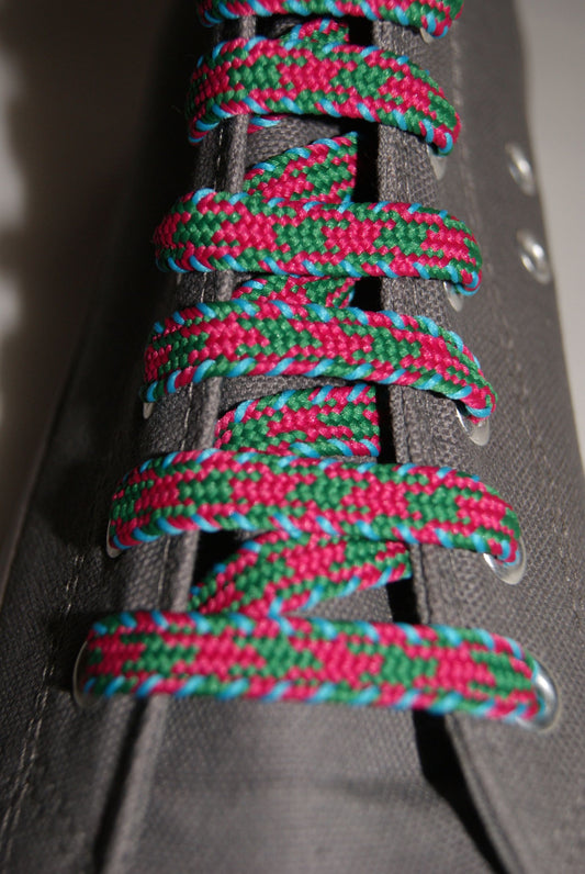 Lacets plats brésiliens plusieurs coloris disponibles