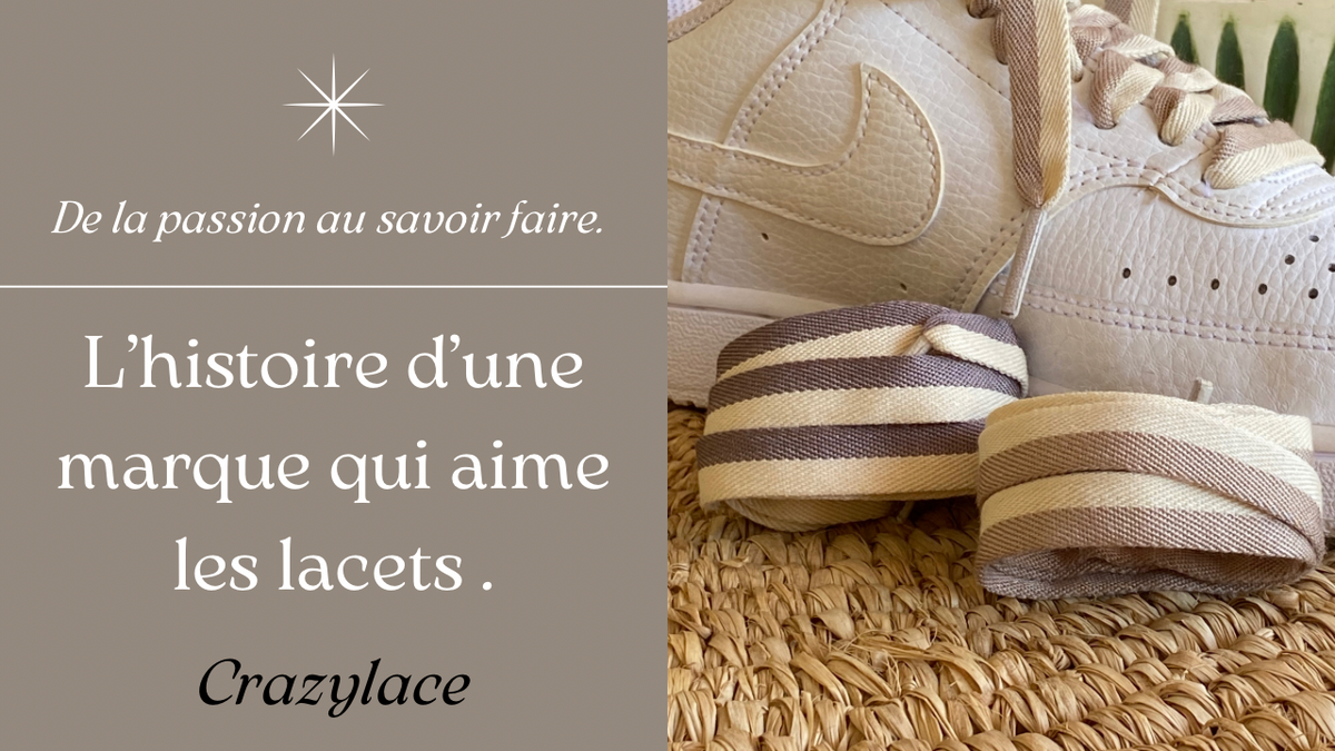 Lacets Sahara bicolores