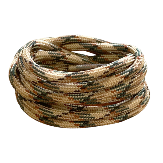 Lacets ronds camouflages en paracorde 550 de type 3