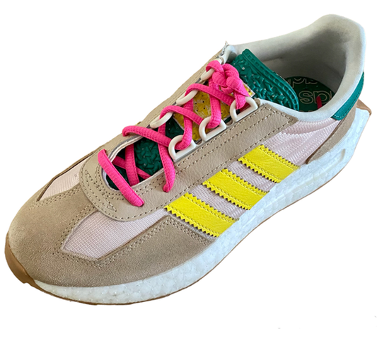 Lacets ovales rose fluo sport
