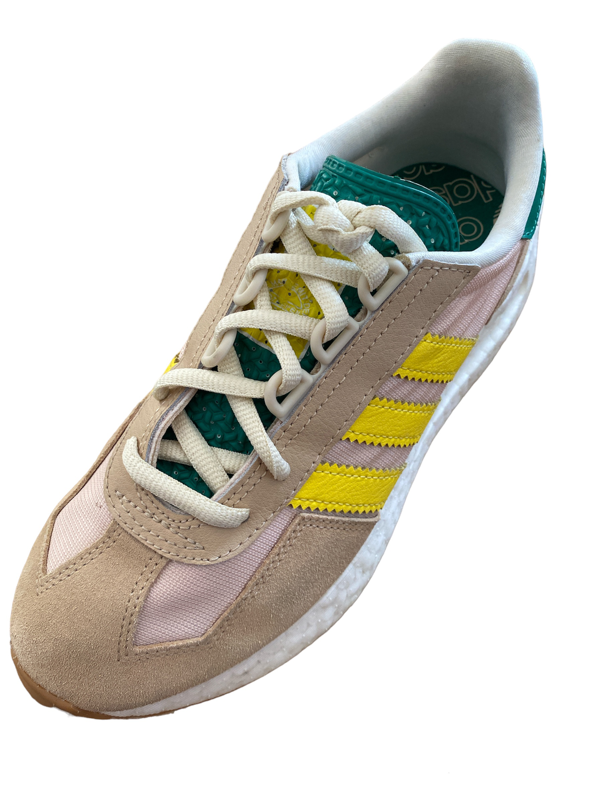 Cream sport oval laces