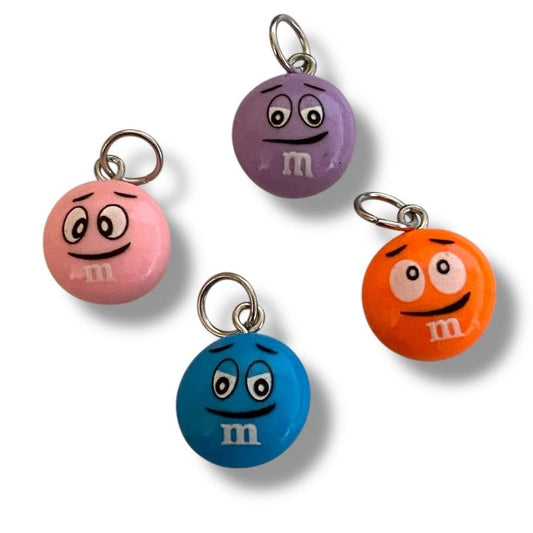 Colorful candy charms with cute smiles for laces - Crazylace