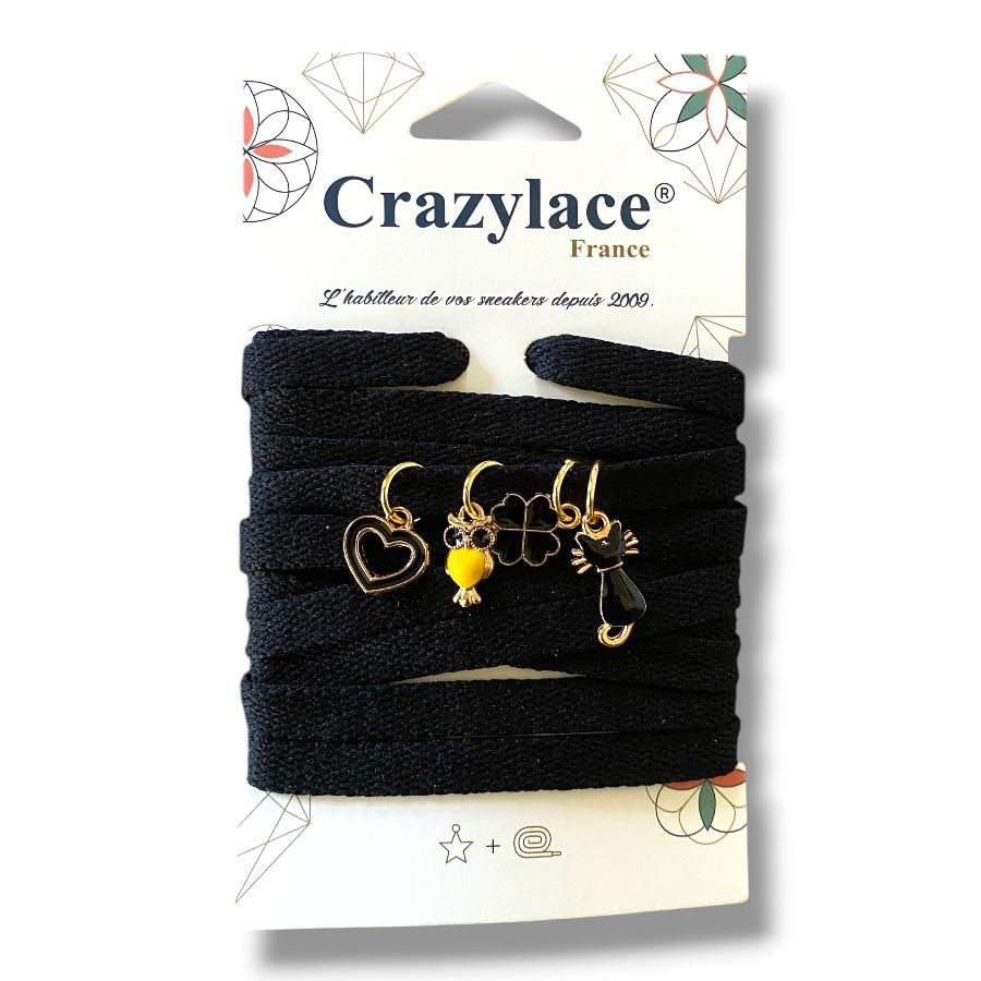 Lace and mini-charm pack x4 - Choose your lace theme and color - Crazylace France concept