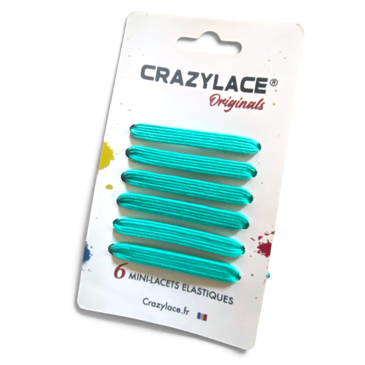 Mini Flat Elastic Laces Lagoon Green with aglets – Crazylace France