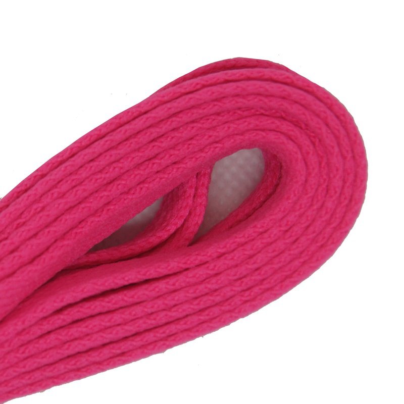 Neon pink sports laces