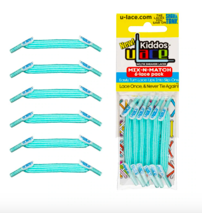 Pack kiddo's lagoon blue U-LACE