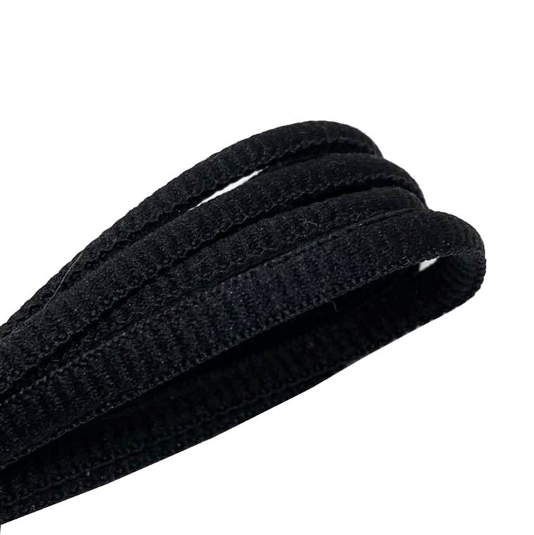 Lacets ovales noirs sport