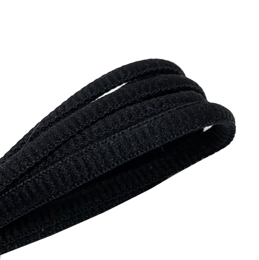 Lacets ovales noirs sport