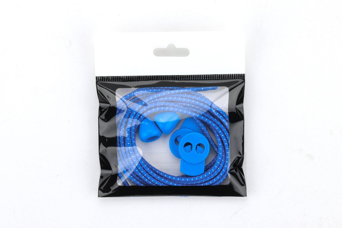 Lacets élastiques ronds fins bleu royal IRUN