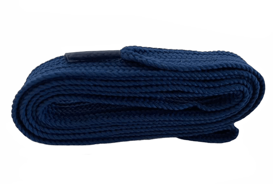 Lacets plats extra larges bleu marine