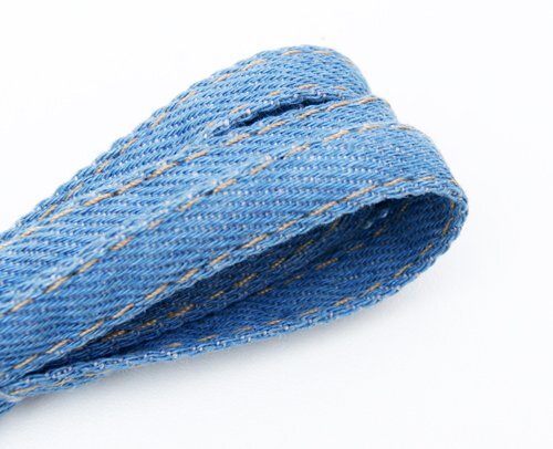 Light denim laces - Well-made and thick - 100% cotton