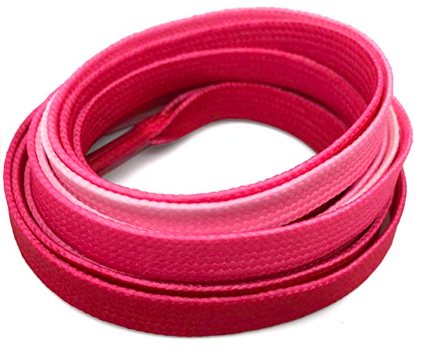 Grenadine red gradient laces - Tie-dye