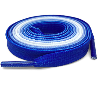 Majorelle blue gradient laces - Tie-dye - Crazylace