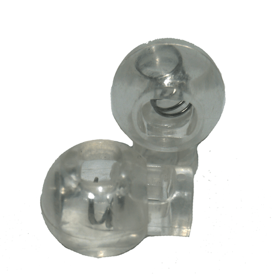Transparent round cord and lace stoppers