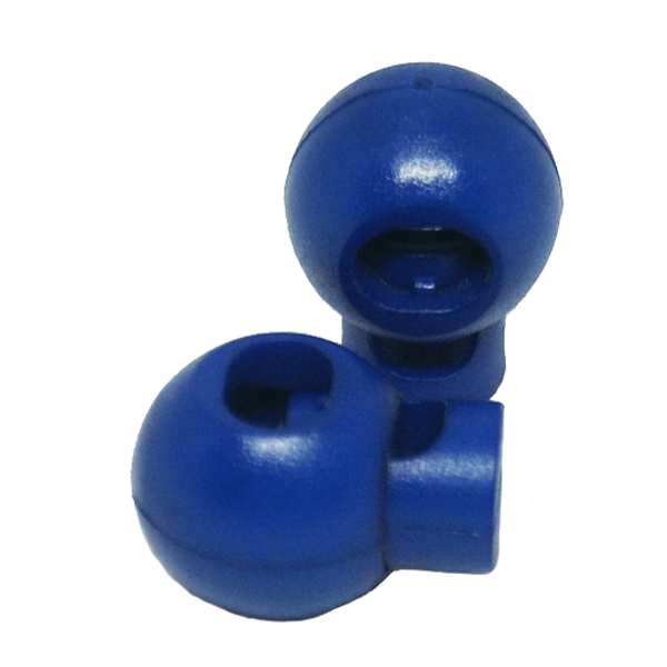 Royal blue round lace stops and cords
