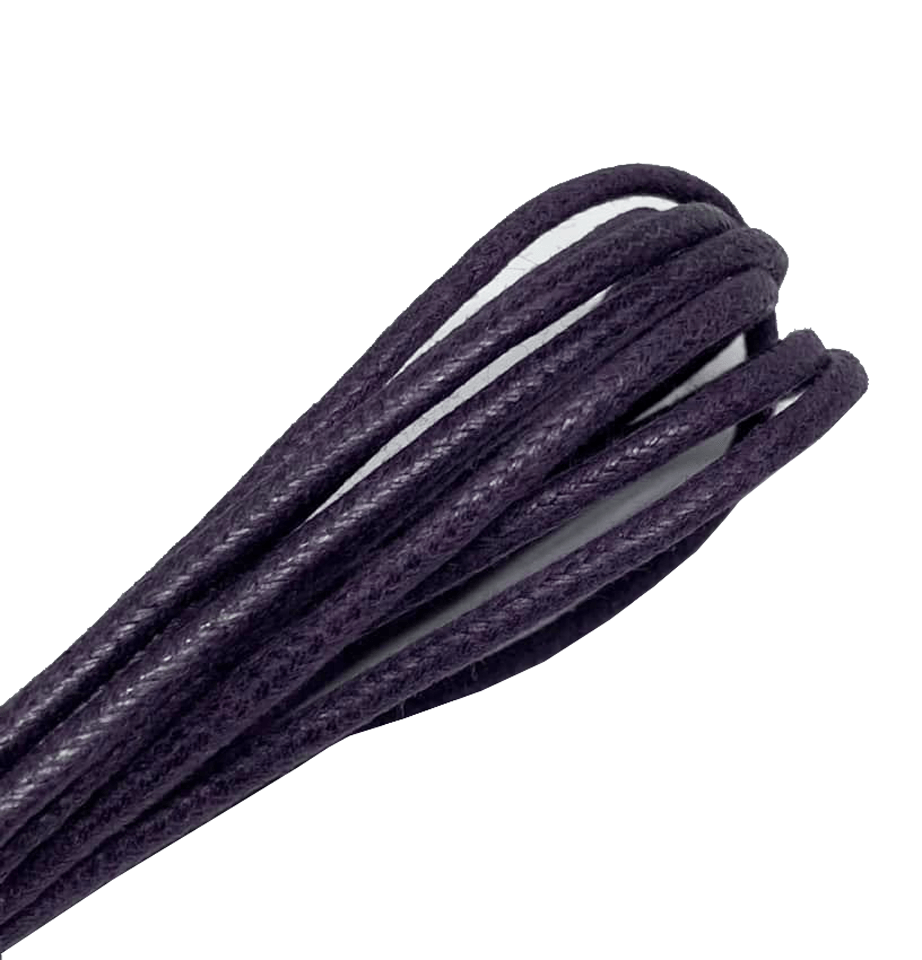 Thin waxed round laces wild blackberry