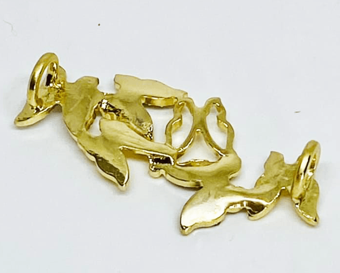 Bijoux papillons et brillants en or et argent