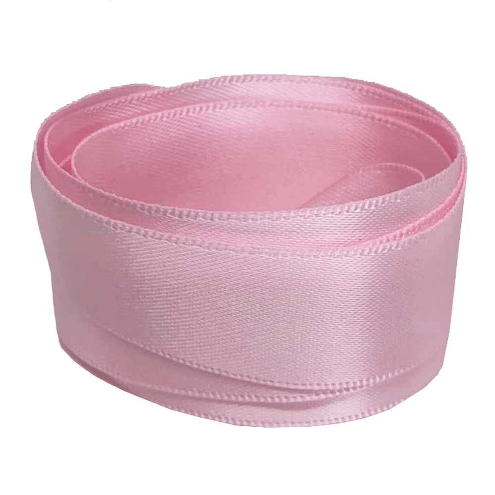 Wide flat marshmallow pink laces