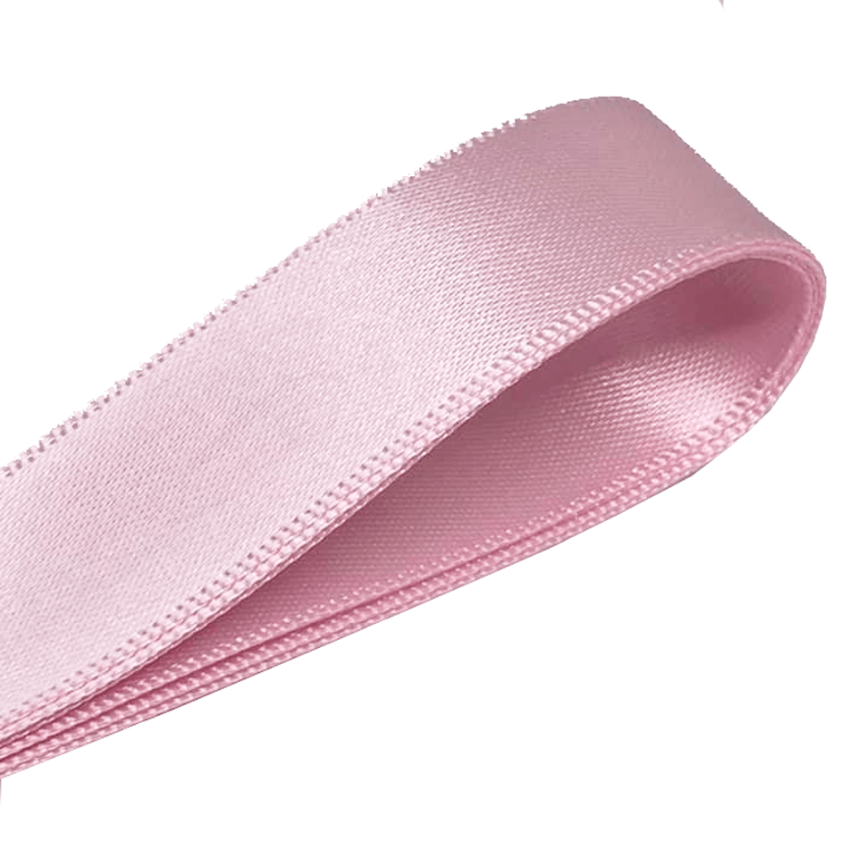 Wide bubblegum pink satin laces
