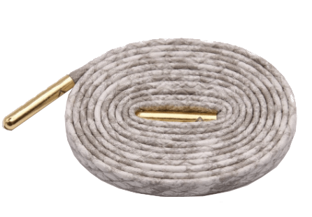 Luxury gray and white marbled snakeskin flat laces