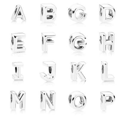 Lettres  de l'alphabet en acier