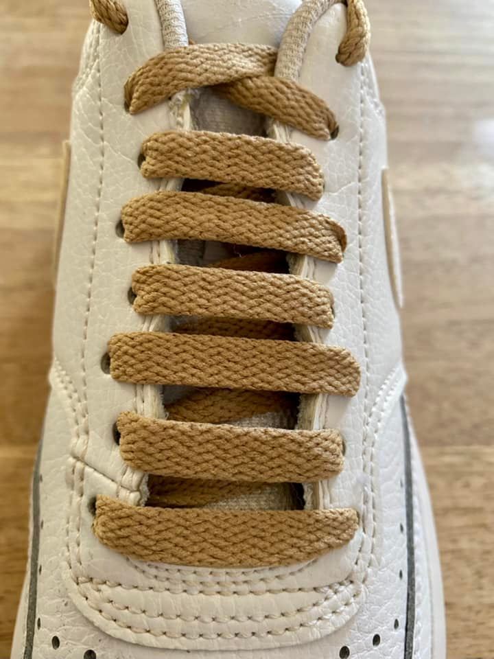 Panama beige flat laces Crazylace