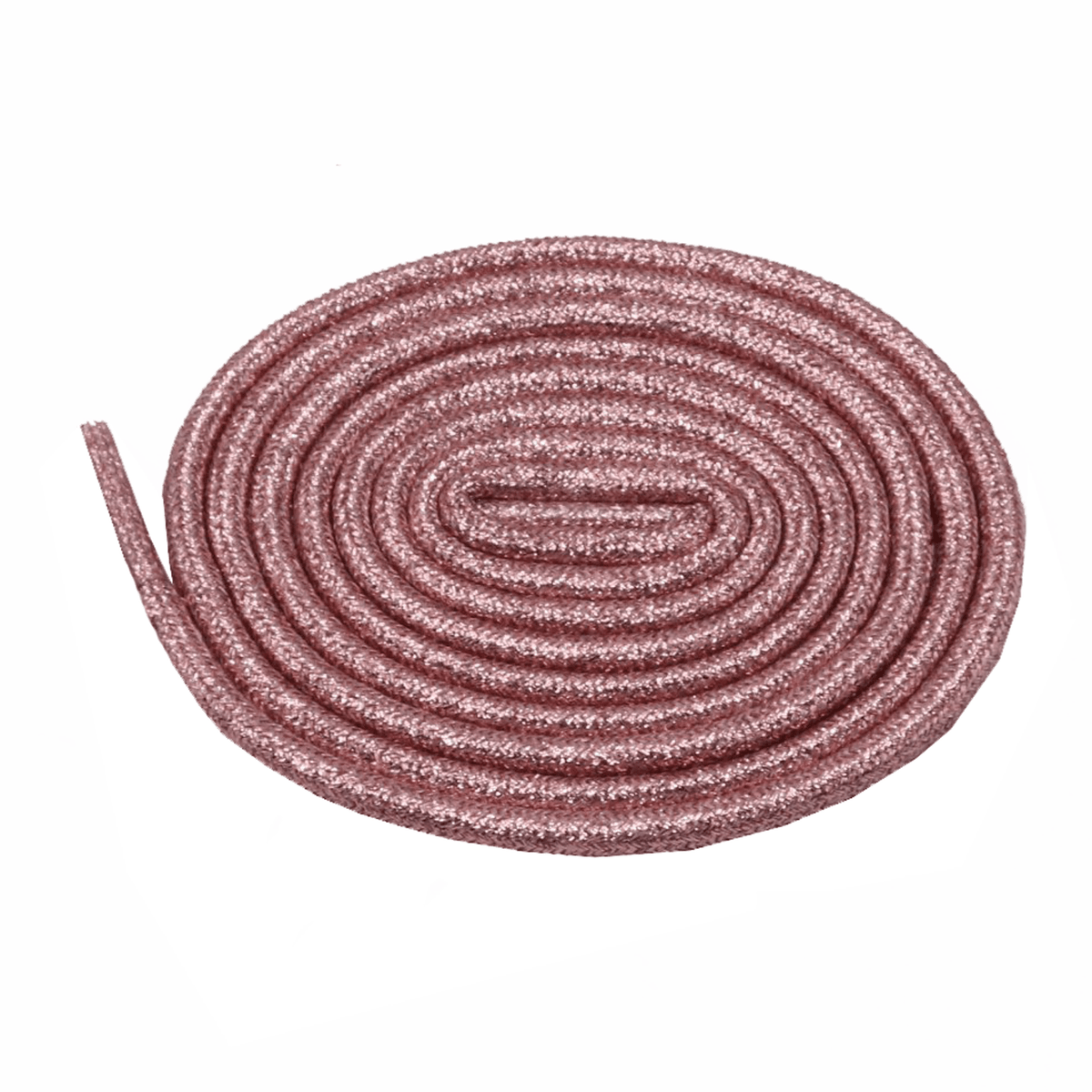Glamour pink glittery round Lurex laces