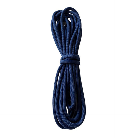 Lacets ronds bleu marine en paracorde 550 de type 3