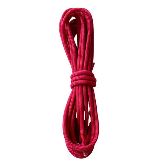 Lacets ronds rouge framboise en paracorde de type 3