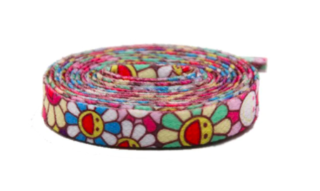 cartoon flower flat laces