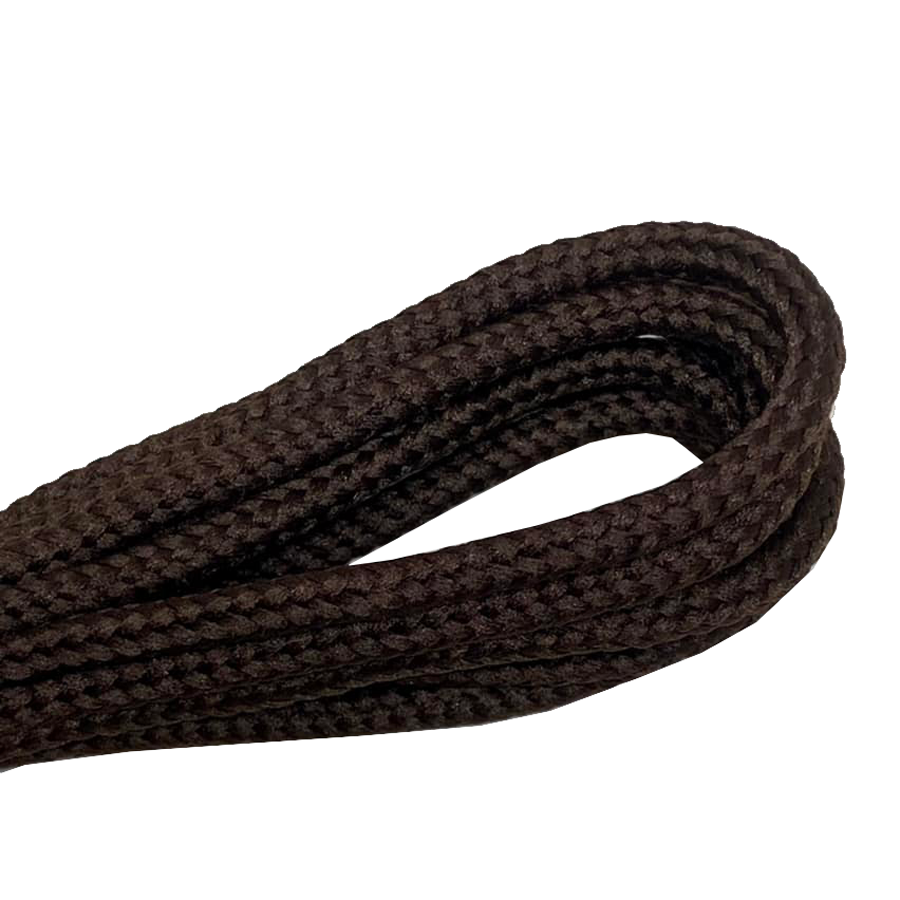 Dark brown round laces
