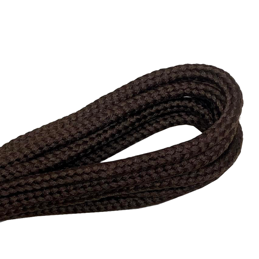Lacets ronds marron foncé