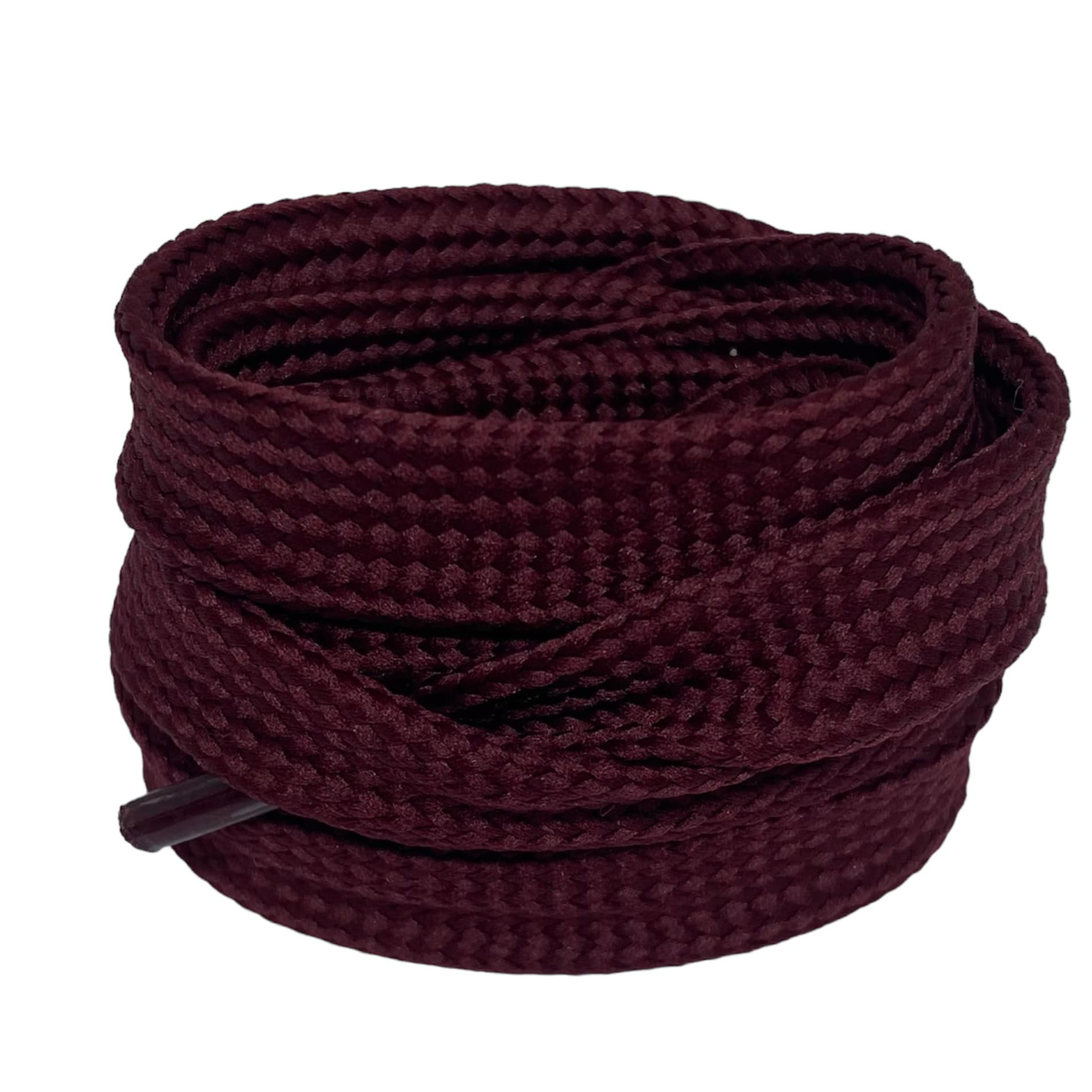 1.8 cm wide flat wine-colored laces - Crazylace