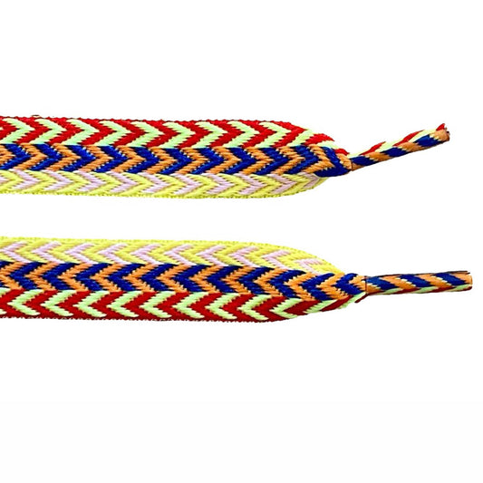 Wide Lanvin-style flat laces, Cusco color
