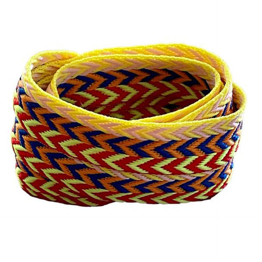 Wide Lanvin-style flat laces, Cusco color