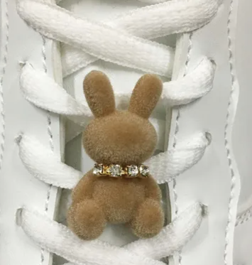 Cute animal velvet lace-up jewelry with rhinestones