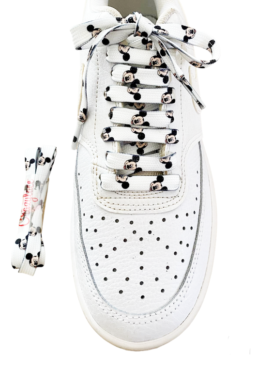 Mickey Mouse head shoelaces