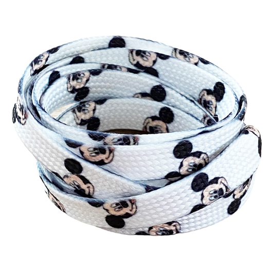 Mickey Mouse head shoelaces