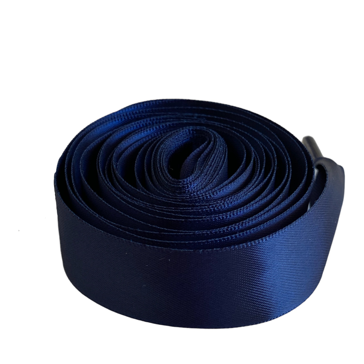 Wide navy blue satin laces