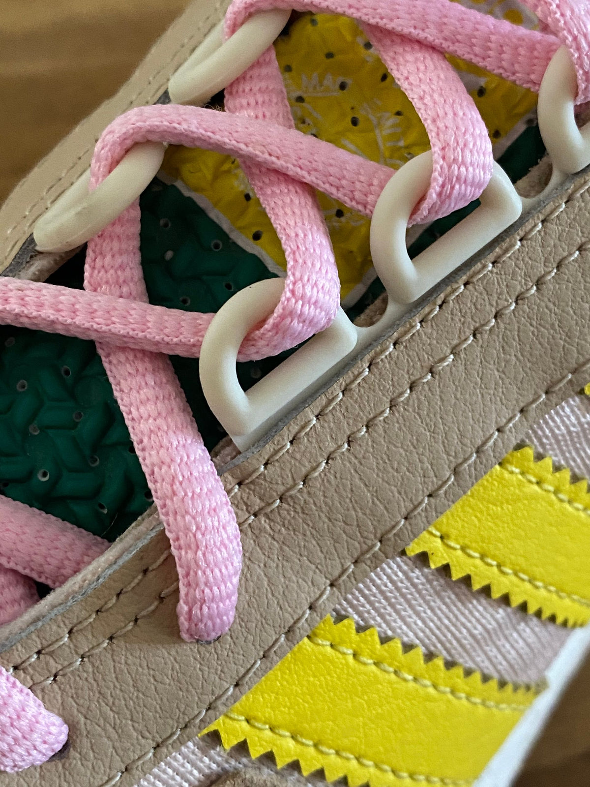 Lacets ovales rose marshmallow sport