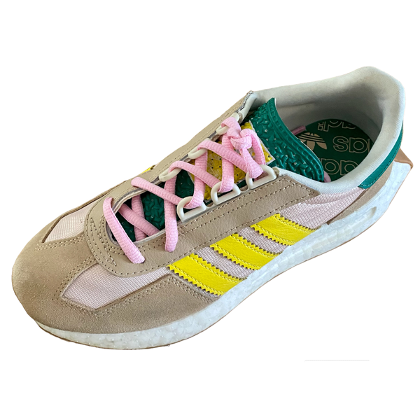 Lacets ovales rose marshmallow sport