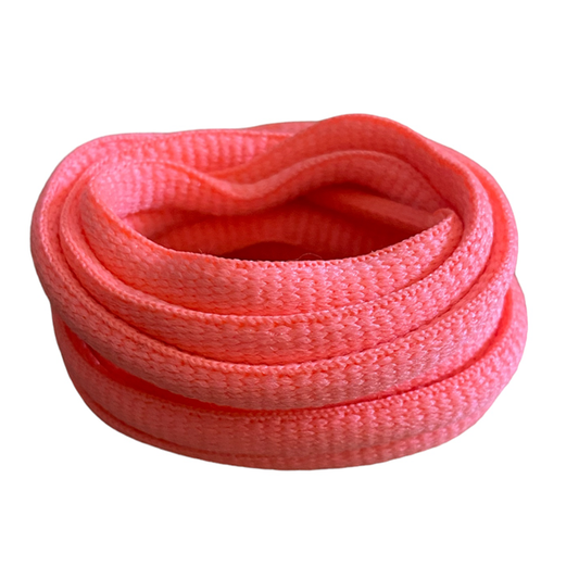 Lacets ovales rose saumon sport