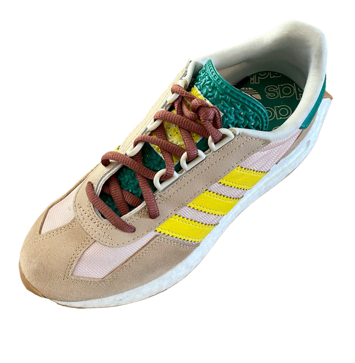 Lacets ovales marron cannelle sport