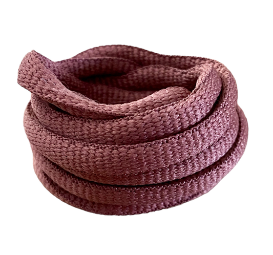Lacets ovales marron cannelle sport