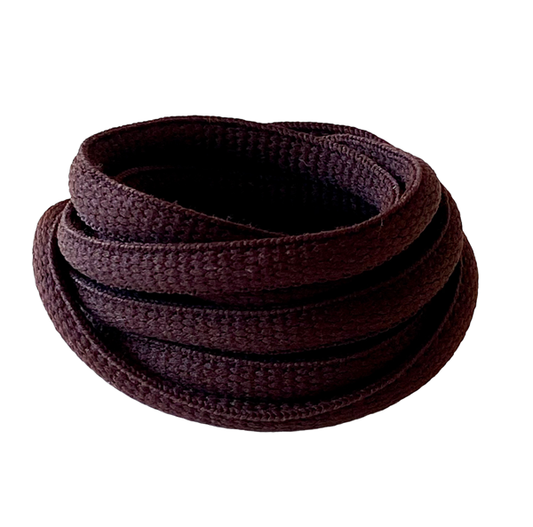 Lacets ovales marrons sport
